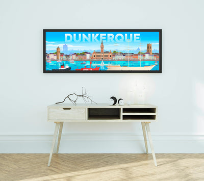 AFFICHE COLLECTOR DUNKERQUE - PANORAMIQUE