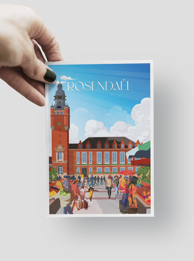 Carte Postale Rosendaël - La Mairie