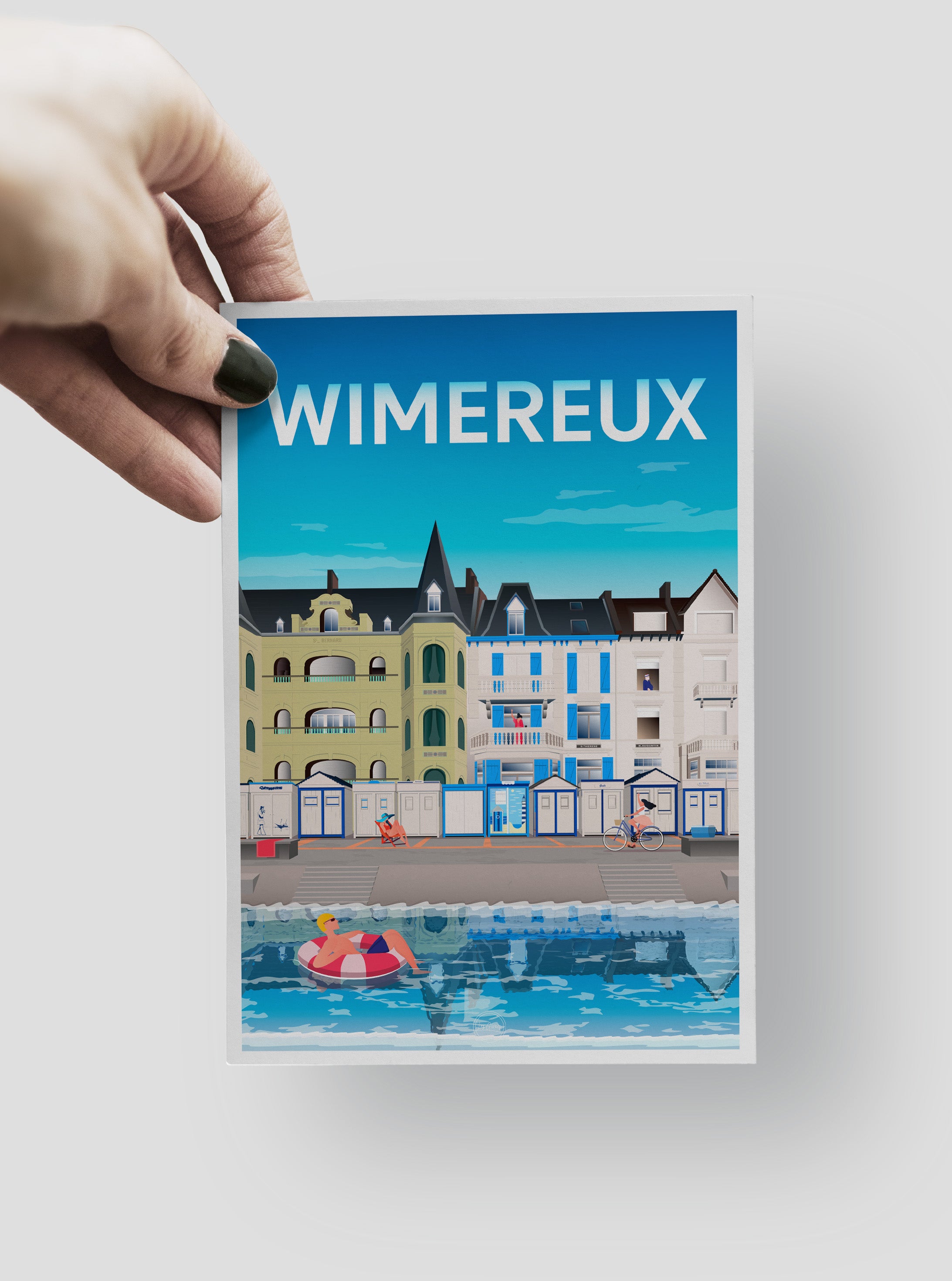 Wimereux - Collection Détente, Carte postale, 10x15cm