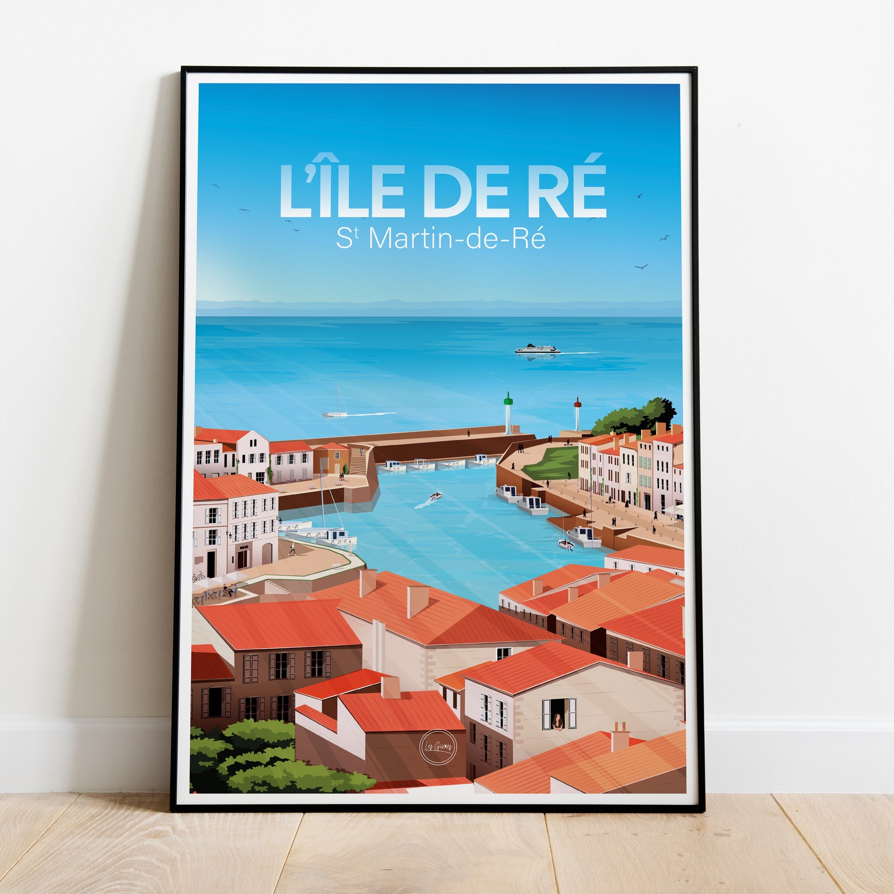 Affiche Ile de Ré - Les Givrés