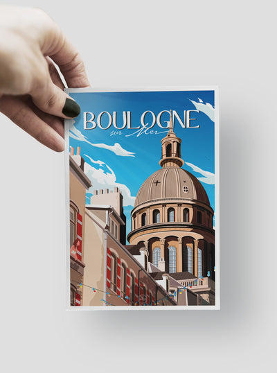 Carte Postale Boulogne-sur-Mer - La Basilique