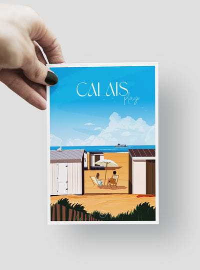 Carte Postale Calais - La Plage