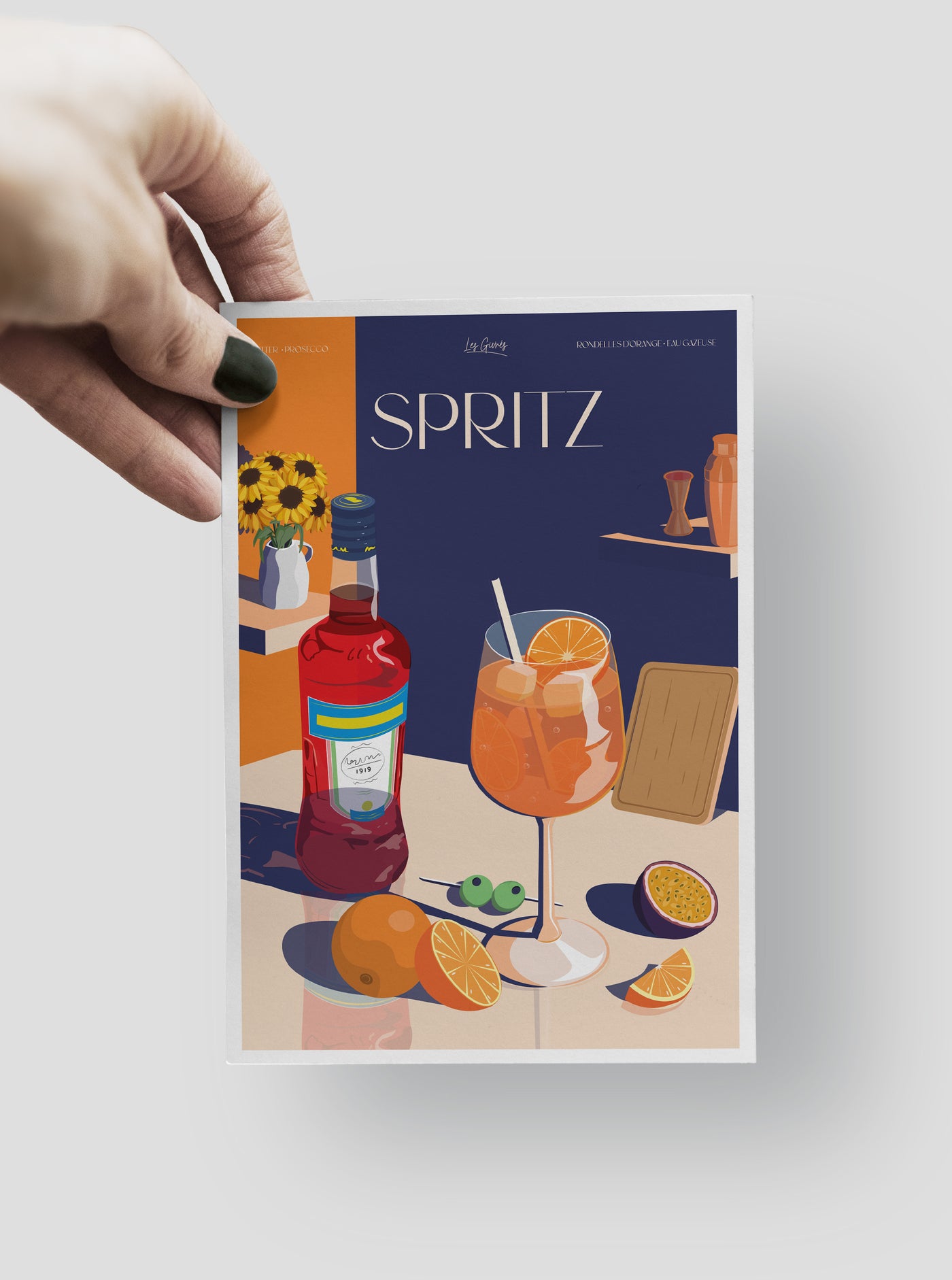 Carte Postale Cocktail - Spritz