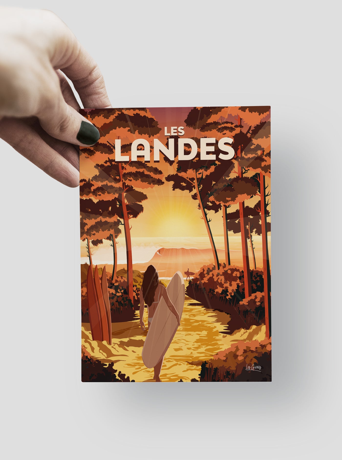 Carte Postale Les Landes