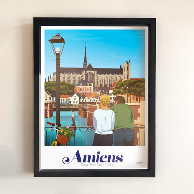 AFFICHE AMIENS - QUARTIER SAINT LEU