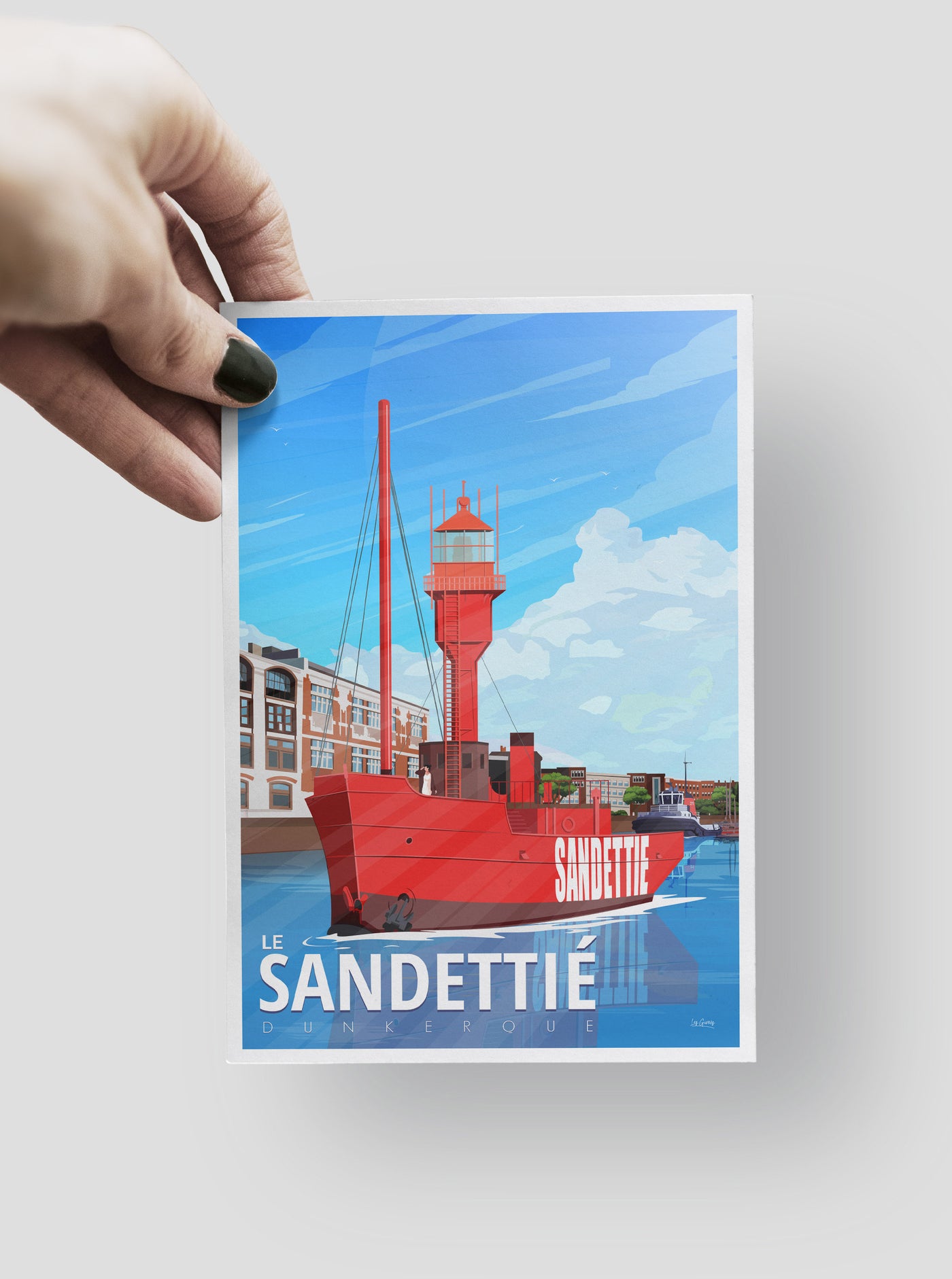 Carte Postale Dunkerque - Le Sandettié