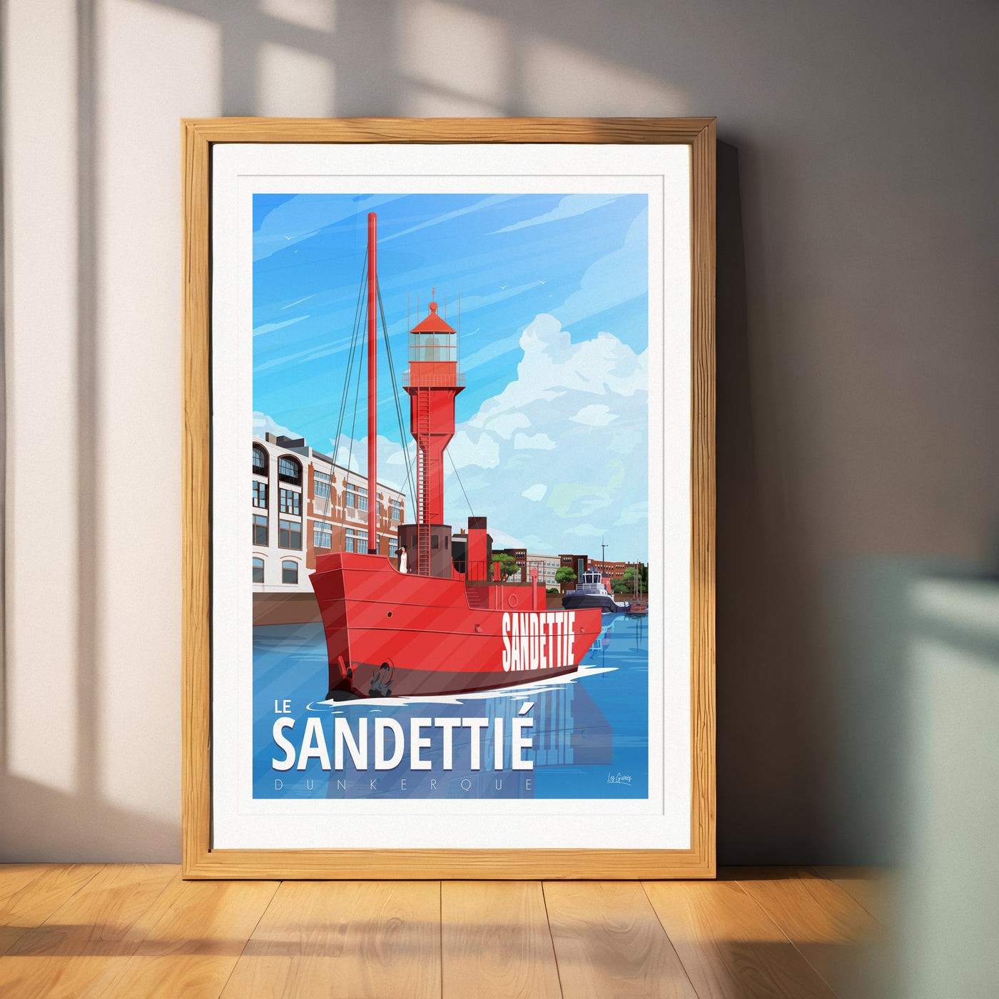 AFFICHE DUNKERQUE - LE SANDETTIÉ