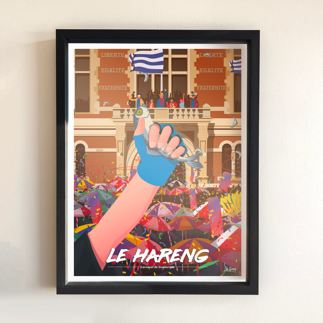 Affiche Originale - Carnaval De Dunkerque 2008 - Édition Limitée ? - Neuve