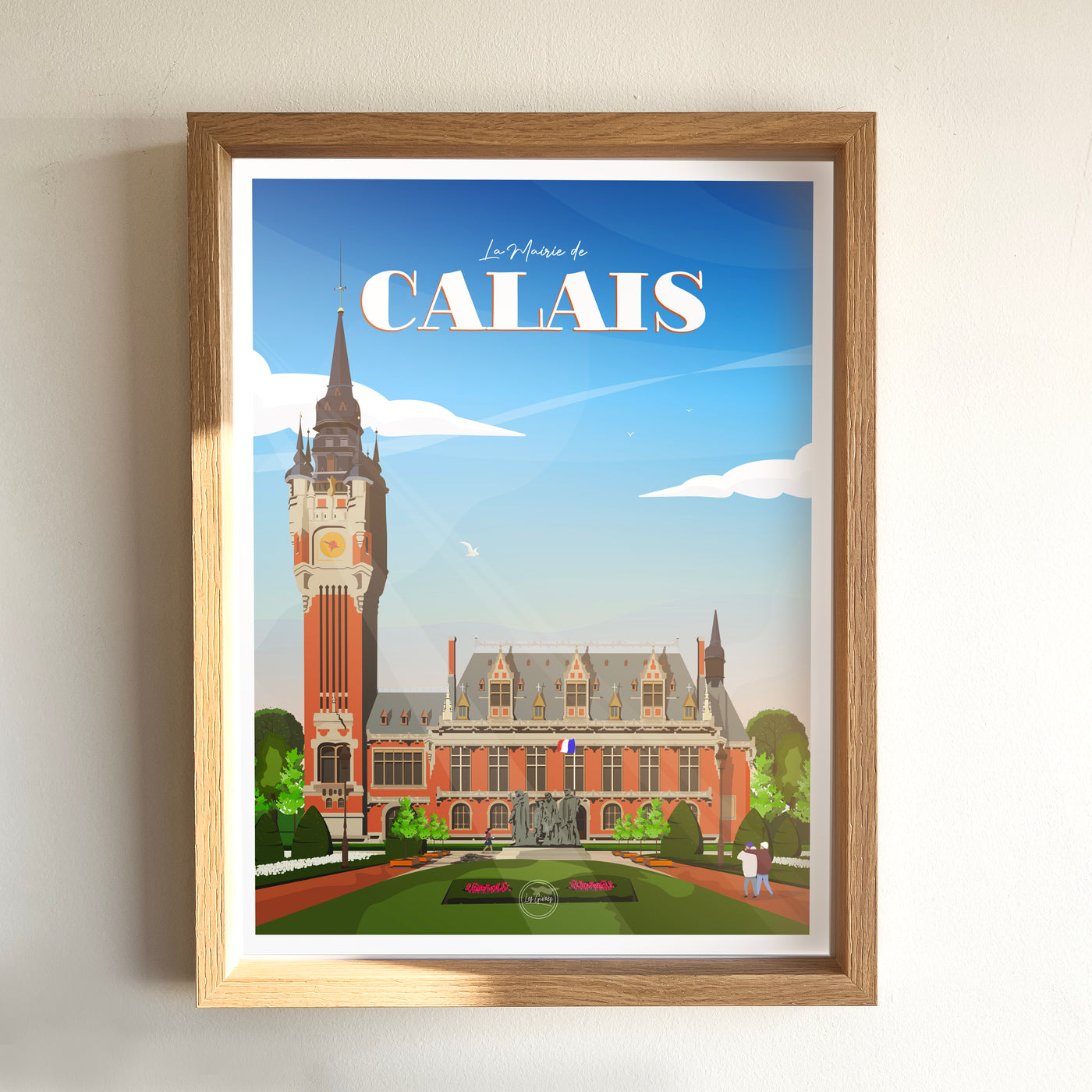 AFFICHE CALAIS - LA MAIRIE