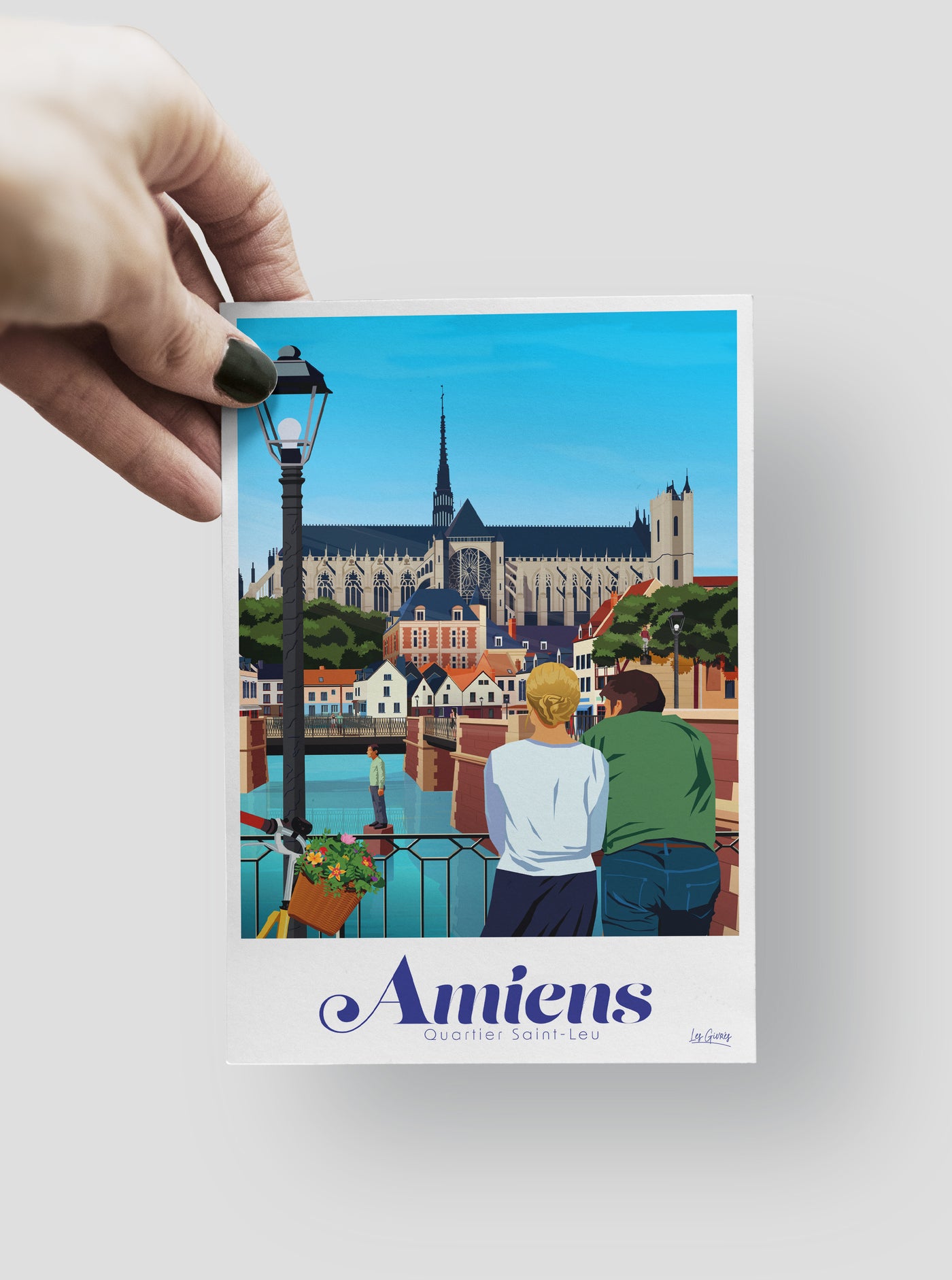 Carte Postale Amiens - Quartier Saint Leu