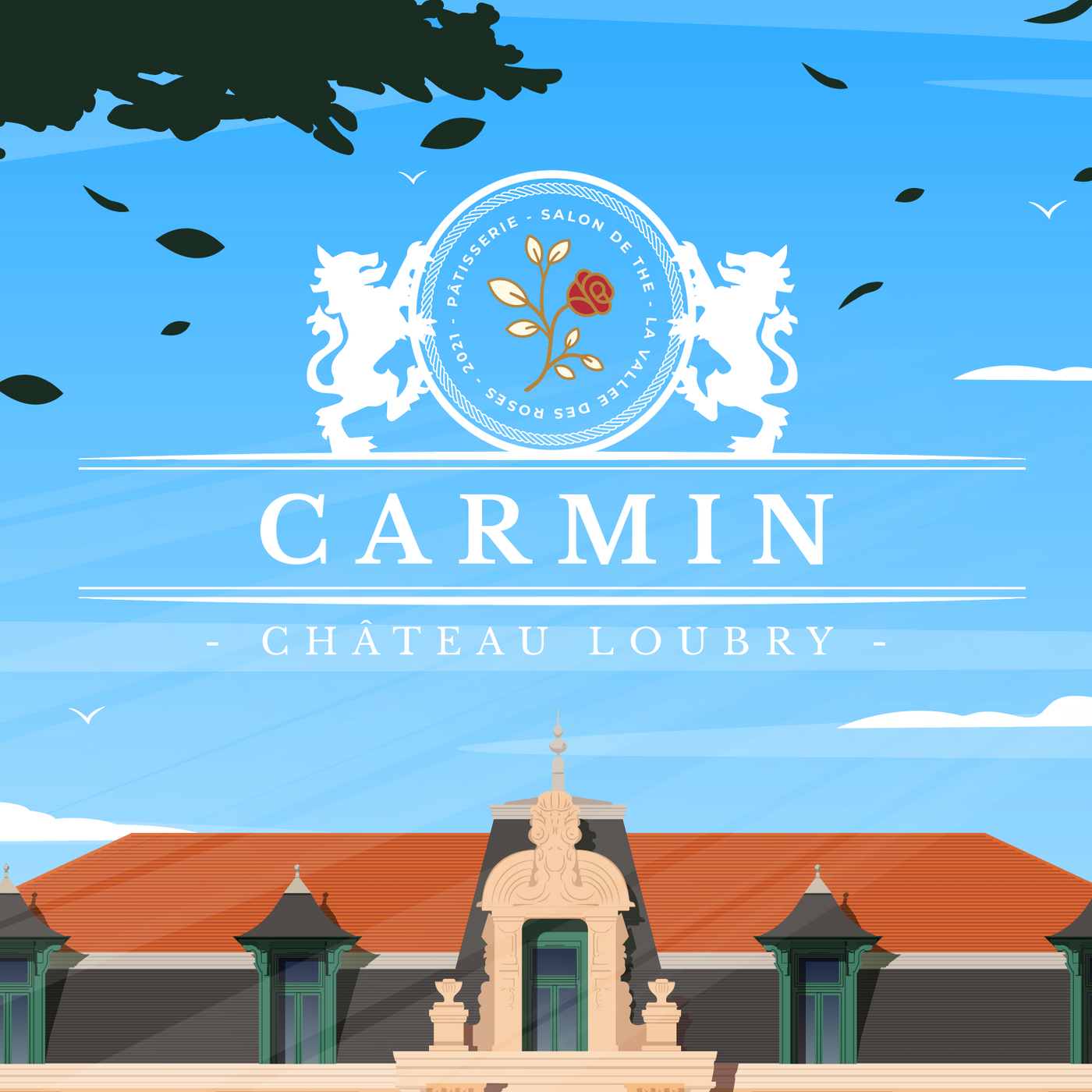 AFFICHE LE CARMIN - CHÂTEAU LOUBRY