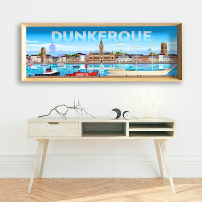 AFFICHE COLLECTOR DUNKERQUE - PANORAMIQUE