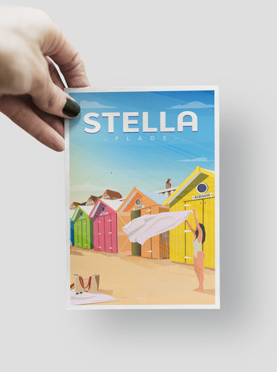 Carte Postale Stella-Plage