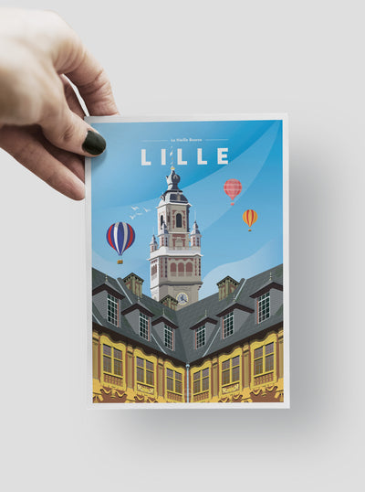 Carte Postale Lille - La Vieille Bourse