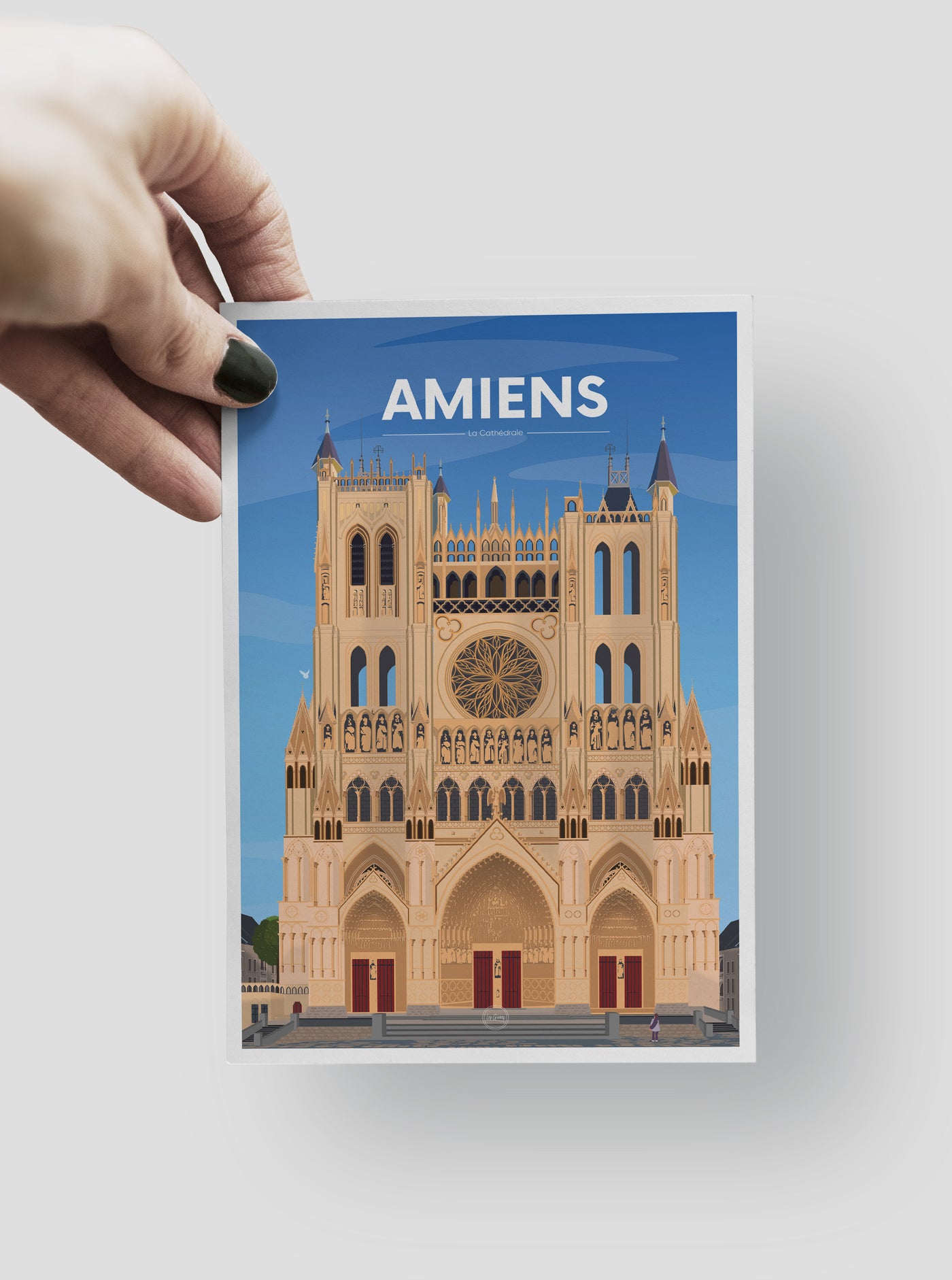 Carte Postale Amiens - La Cathédrale