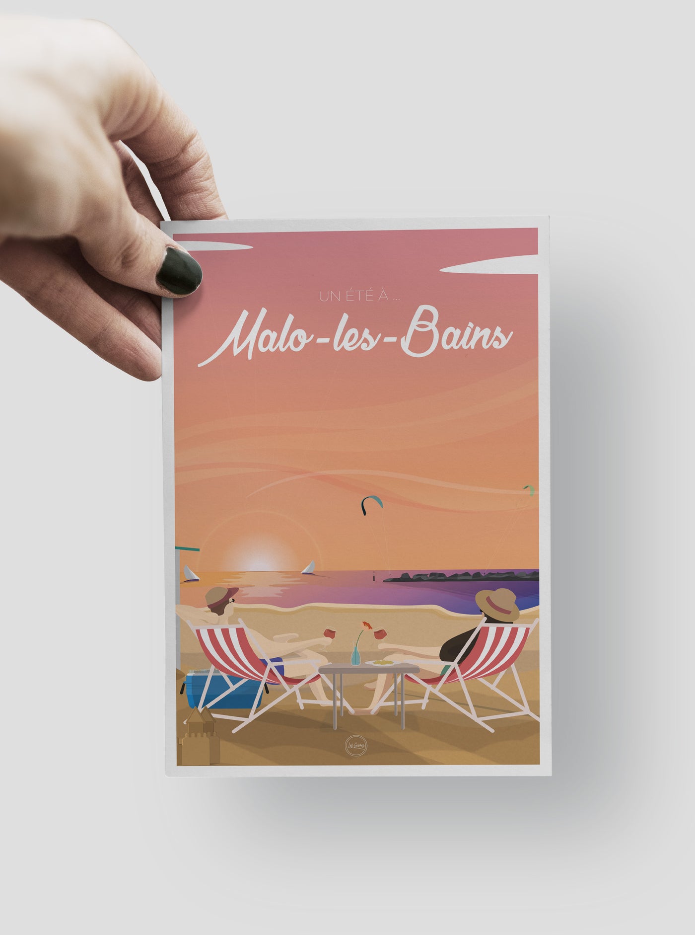 Carte Postale Malo Les Bains - Un été à Malo