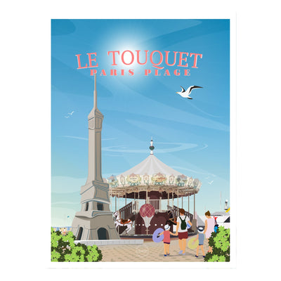 AFFICHE LE TOUQUET - PARIS PLAGE