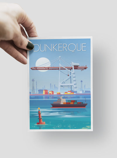 Carte Postale Dunkerque - Le Port Industriel