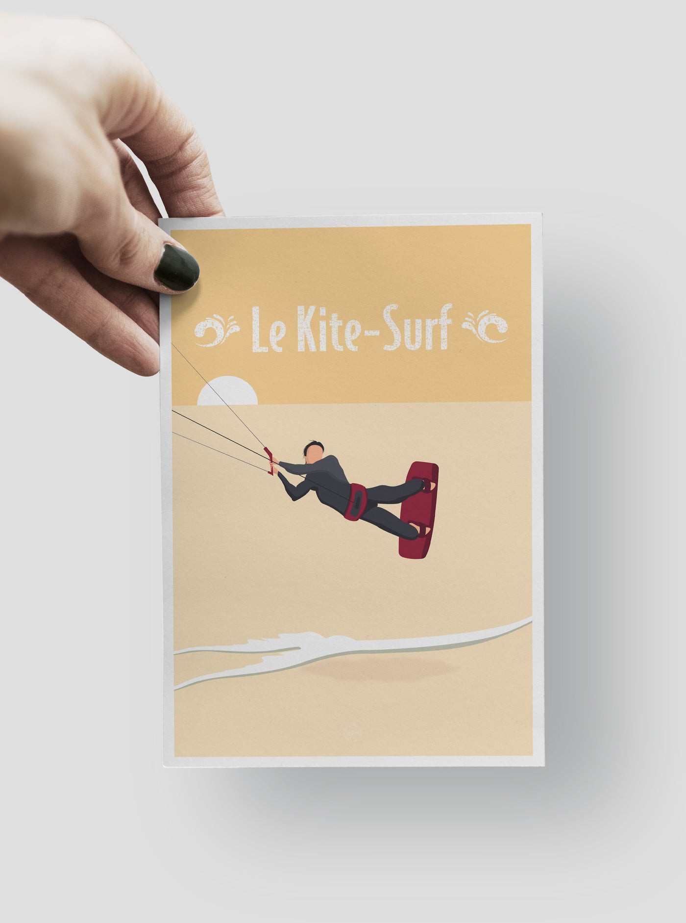 Carte Postale Le Kite-Surf