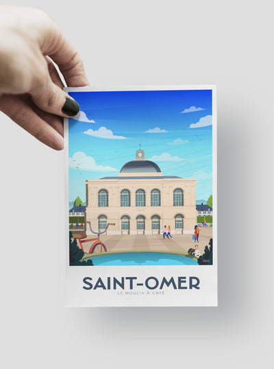 Carte Postale Saint-Omer - Le Moulin à Café