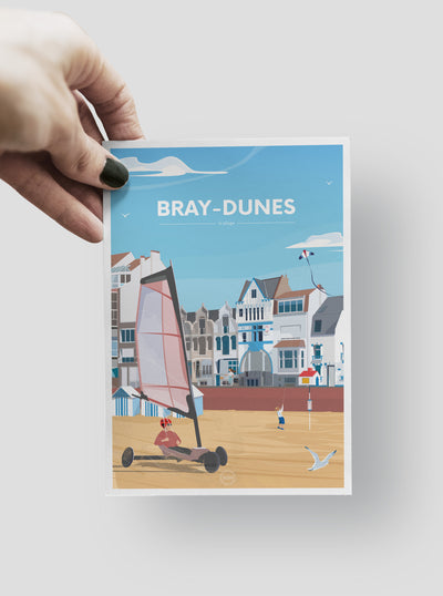 Carte Postale Bray-Dunes - La Plage