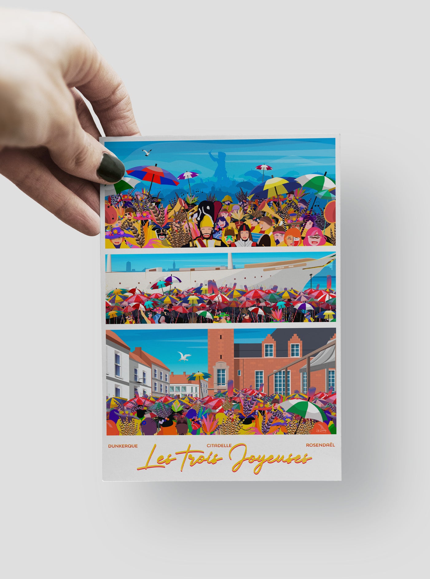 Carte Postale Dunkerque - Les 3 Joyeuses