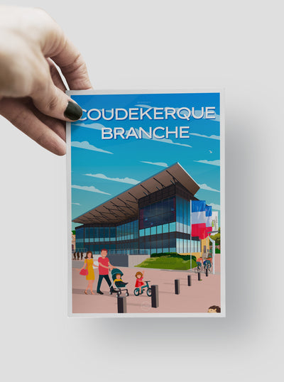 Carte Postale Coudekerque-Branche - La Mairie