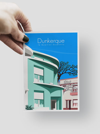 Carte Postale Dunkerque - Le Quartier Excentric