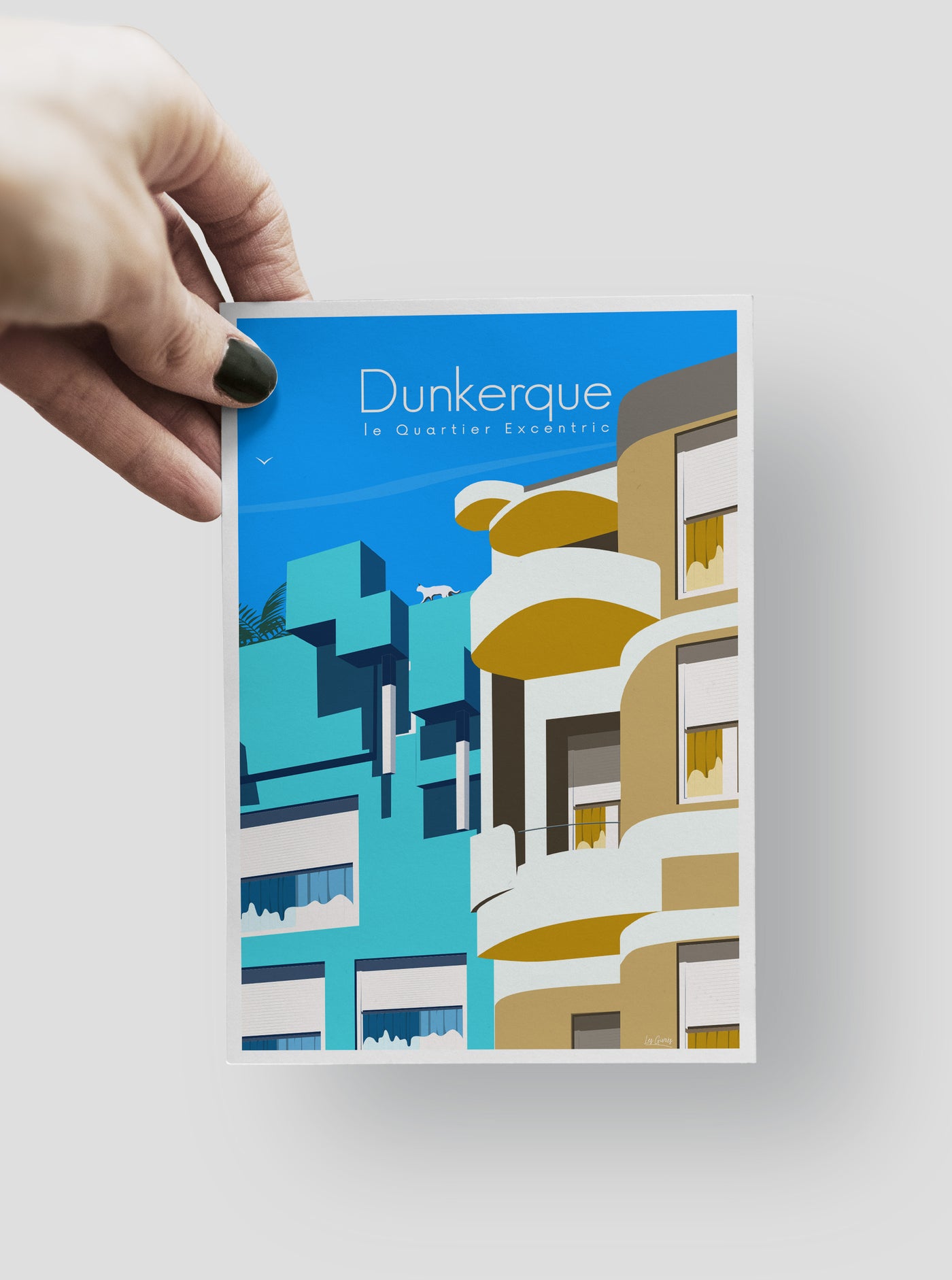 Carte Postale Dunkerque - Le Quartier Excentric
