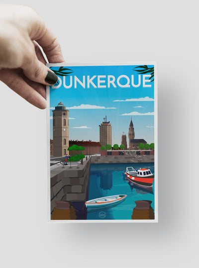 Carte Postale Dunkerque - Vue du Minck