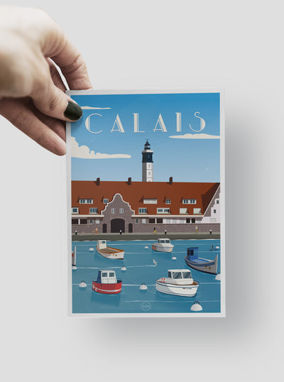Carte Postale Calais - Le Bassin du Paradis