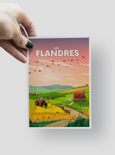 Carte Postale Les Flandres