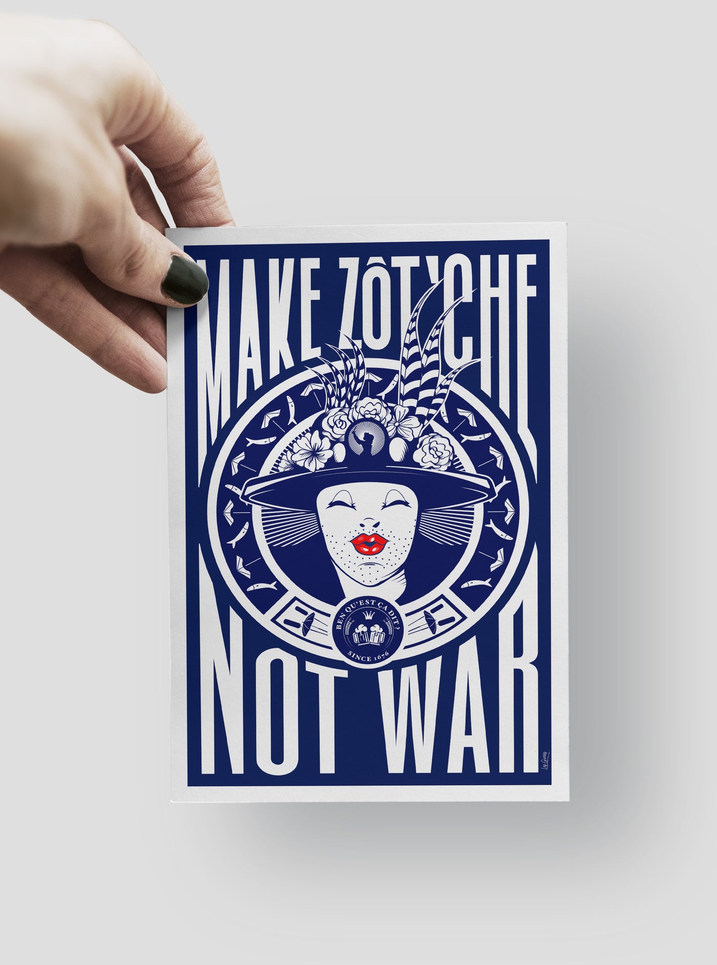 Carte Postale Make Zot'Che Not War