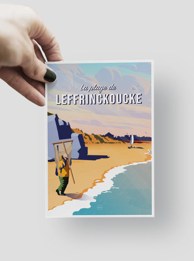 Carte Postale Leffrinckoucke - La Plage