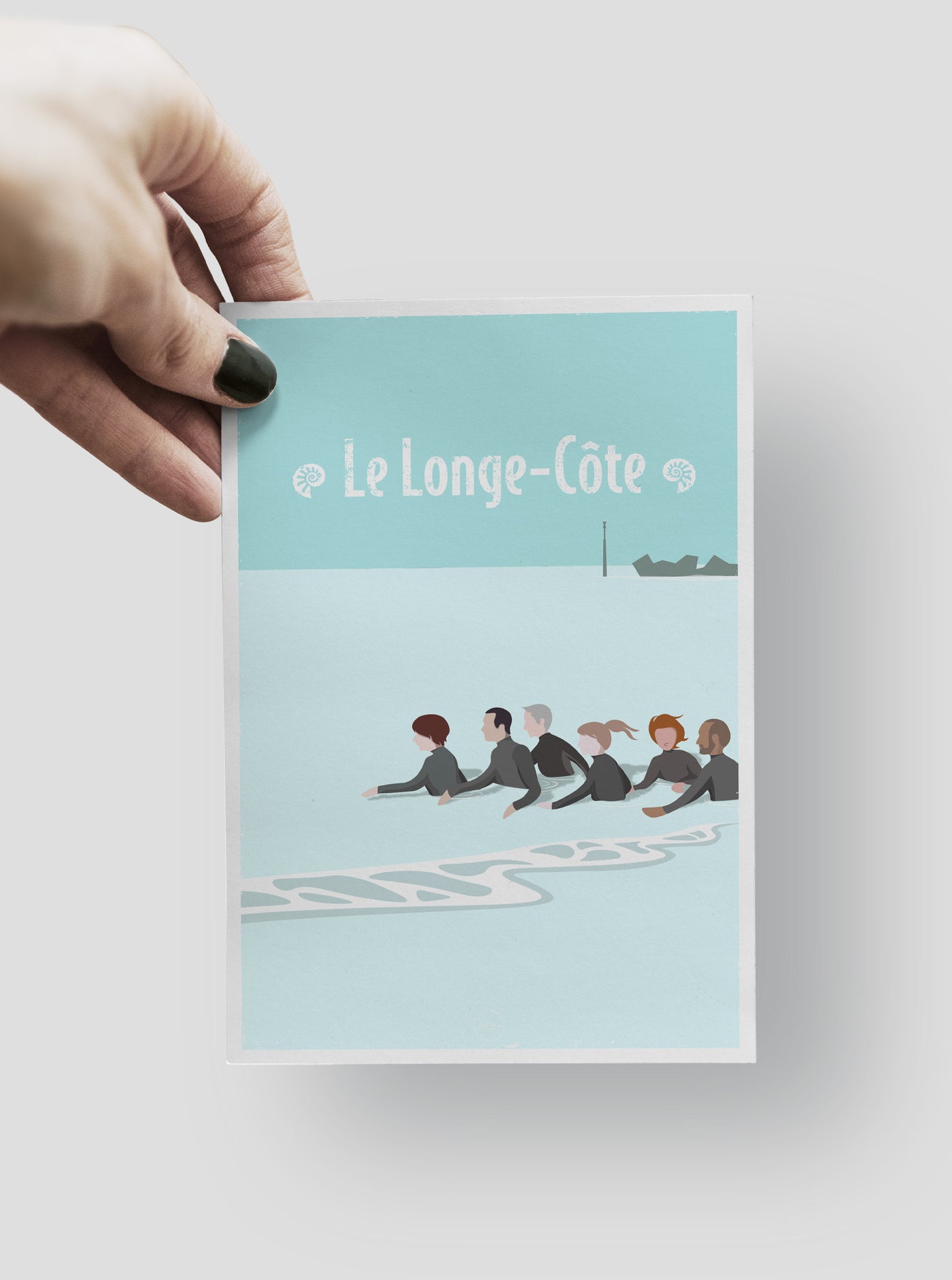 Carte Postale Le Longe Côte
